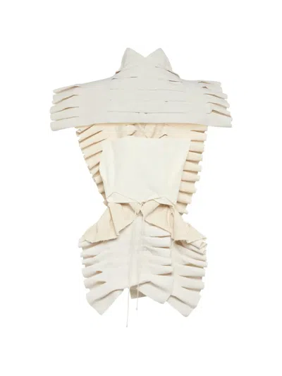 A.w.a.k.e. Ruffled Top In Multi