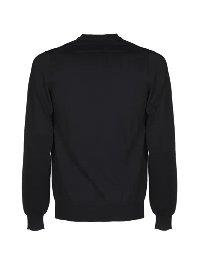 Alpha Studio Crew-neck Sweatshirt In Black