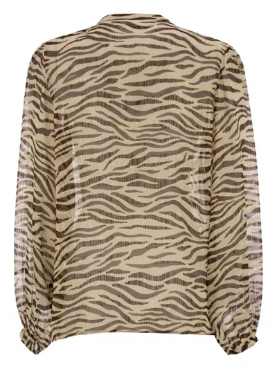 Mc2 Saint Barth Harper Blouse In Neutral