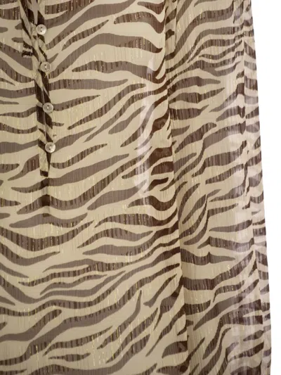 Mc2 Saint Barth Harper Blouse In Neutral