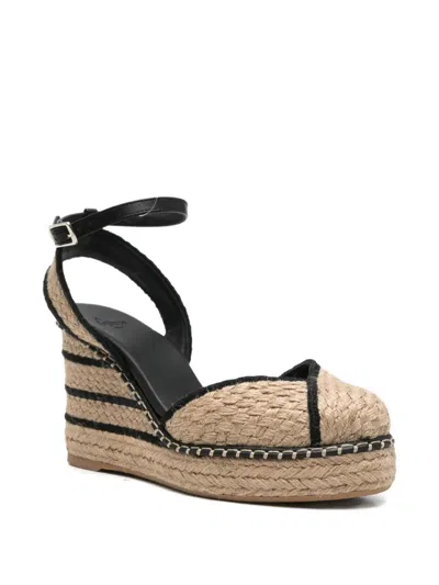 Castaã±er Cova Ankle-strap Espadrilles In Black