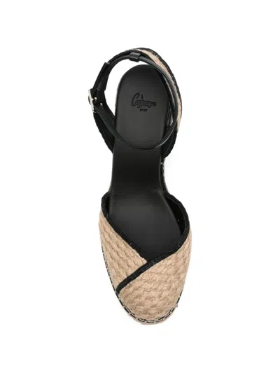 Castaã±er Cova Ankle-strap Espadrilles In Black