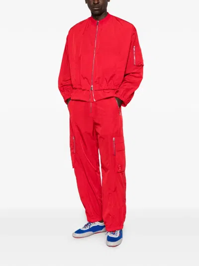 Fendi Zip Jacket In Red