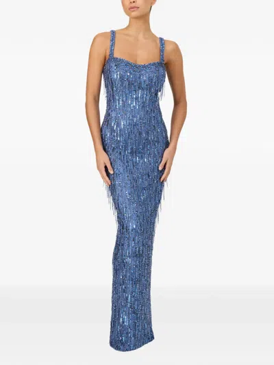 Jenny Packham Fleur Bead-embellished Gown In Multi
