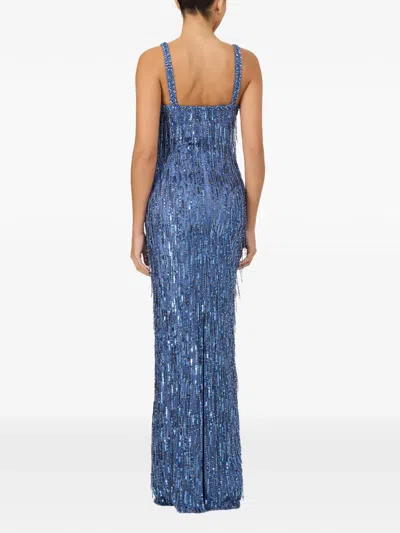 Jenny Packham Fleur Bead-embellished Gown In Multi