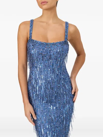 Jenny Packham Fleur Bead-embellished Gown In Multi