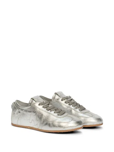 Msgm Lace-up Sneakers In Gray