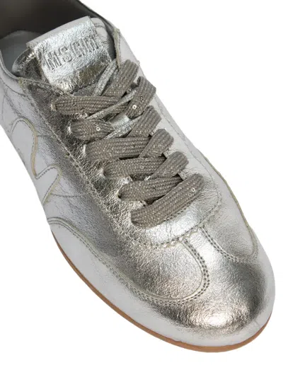 Msgm Lace-up Sneakers In Gray
