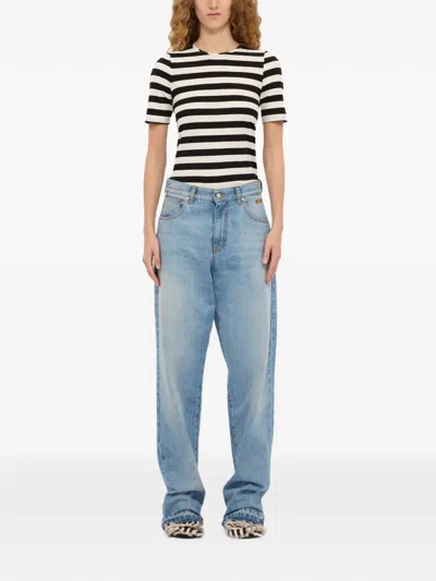 Msgm Five-pockets Jeans In Blue