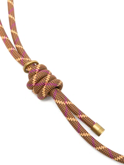 Topologie Knotted Rope Strap In Pattern
