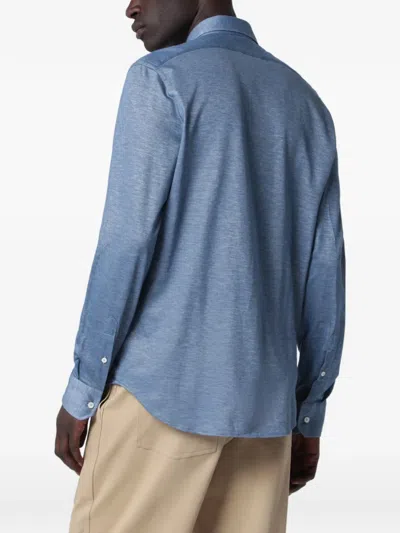 Xacus Medium Blue Shirt In Blue