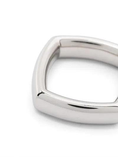Tom Wood Frame Ring In Silver