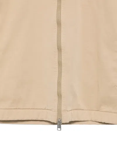 Woolrich Zip Collared Jacket In Neutral