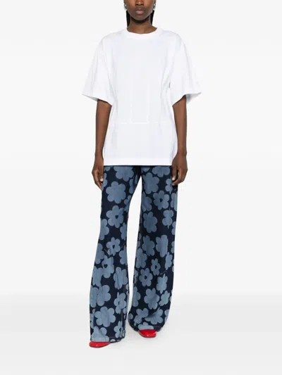 Plan C Short-sleeve T-shirt In White