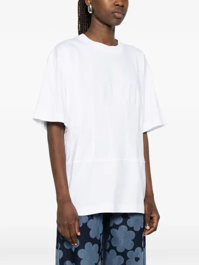 Plan C Short-sleeve T-shirt In White
