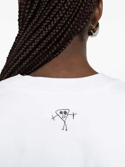 Plan C Short-sleeve T-shirt In White