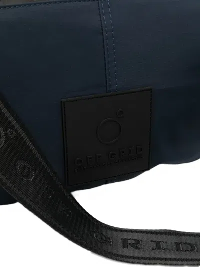 Off Grid Zip Shoulder Bag In Blue
