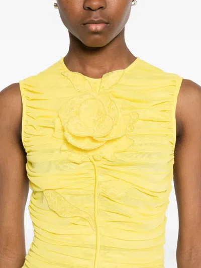 David Koma Ruched Mini Dress In Multi