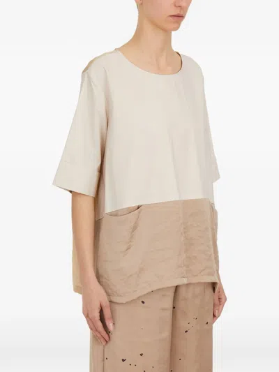 Collection Privèe Oversized T-shirt In Neutral