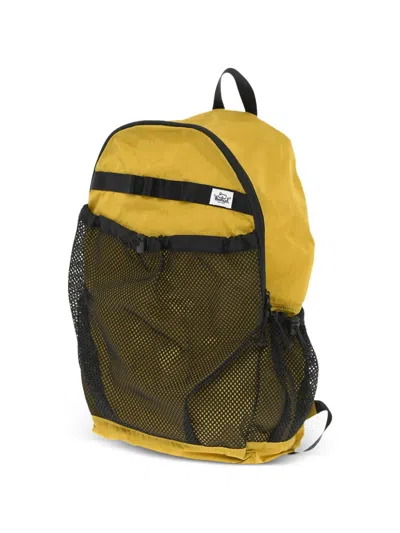 Woolrich Ripstop X Mesh Backpack In Yellow