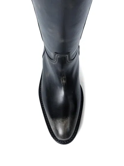 Ann Demeulemeester Laxit Pull On Boots In Black