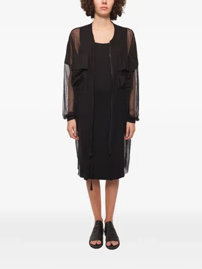 Studio B3 Pocket Coat In Black