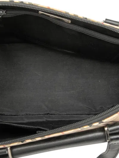 Pre-owned Burberry 2000-2017 Nova Check Canvas Handbag In Neutral