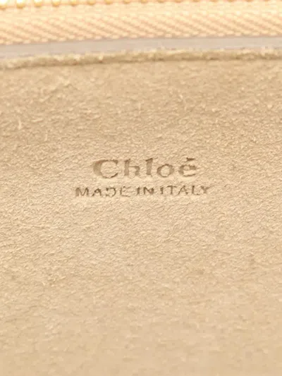 Pre-owned Chloé 2010-2026 Pixie Satchel In Neutral