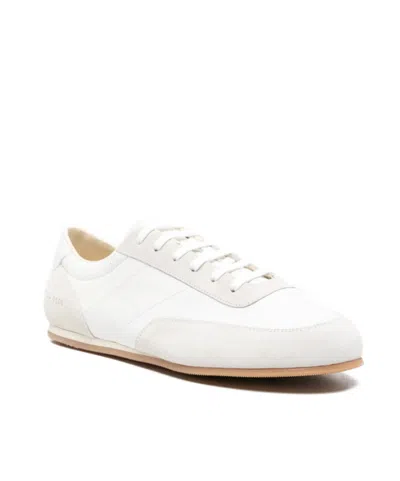 Common Projects Minimal Runner Lace-up Sneakers In White