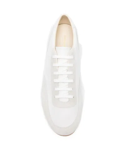 Common Projects Minimal Runner Lace-up Sneakers In White