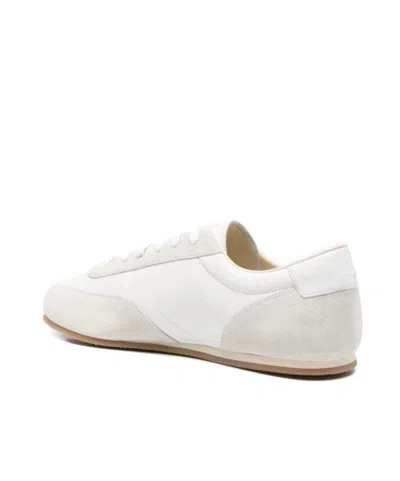 Common Projects Minimal Runner Lace-up Sneakers In White
