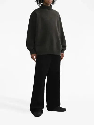 Essentials Roll-neck Jumper In Black