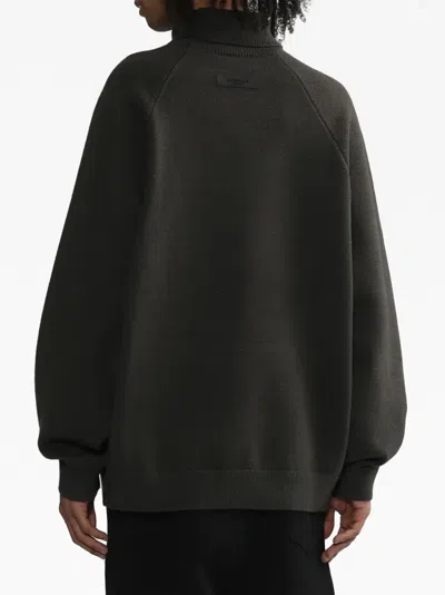 Essentials Roll-neck Jumper In Black