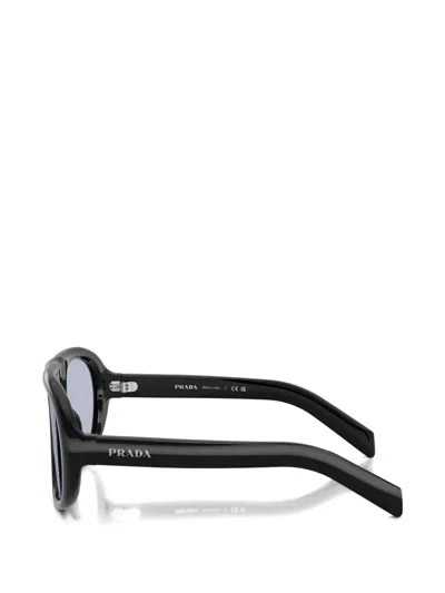 Prada Pilot-frame Sunglasses In Black