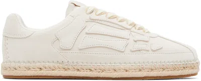Amiri Off-white Pacific Bones Espadrilles In Multi