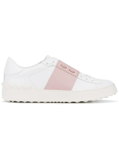 Shop Valentino Garavani Open Sneakers In White