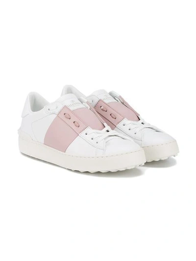 Shop Valentino Garavani Open Sneakers In White