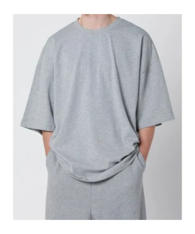 Entire Studios Oversized Boxy T-shirt In Gray