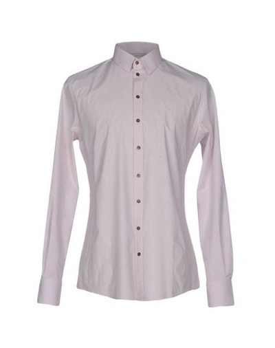 Dolce & Gabbana Solid Color Shirt In Pink
