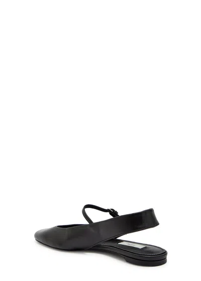 Totême Nappa Leather Slingback Mary Jane Ballerina Flats In Multi