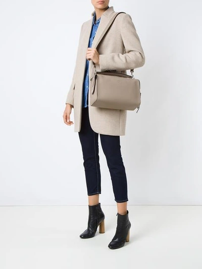 Shop Fendi Lei Tote In Neutrals