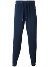 Kenzo Embroidered Logo Track Pants In Blue