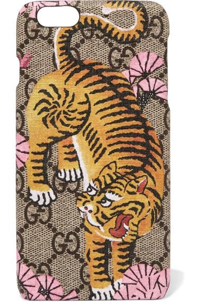Shop Gucci Printed Coated Canvas Iphone 6 Plus Case