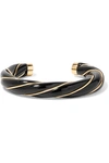 AURELIE BIDERMANN Diana gold-plated resin cuff