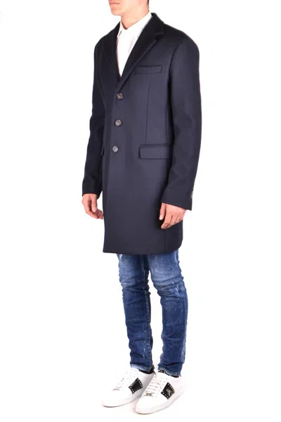 Dsquared2 Three Bottoms Coat In Blue