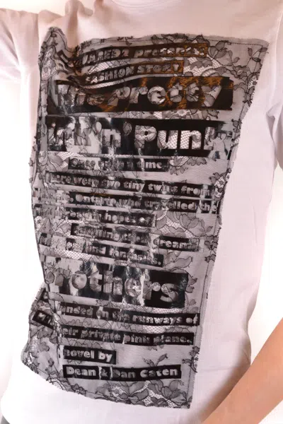 Dsquared2 Dsquared Tshirt Short Sleeves White In Neutral