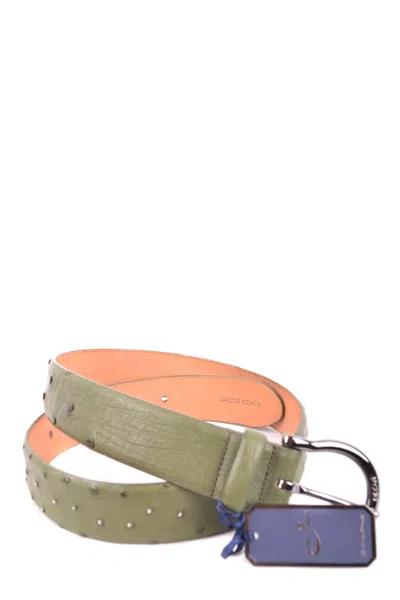 Jacob Cohen Belts In Green