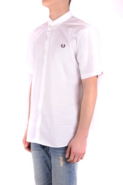 Fred Perry Shirts White In White