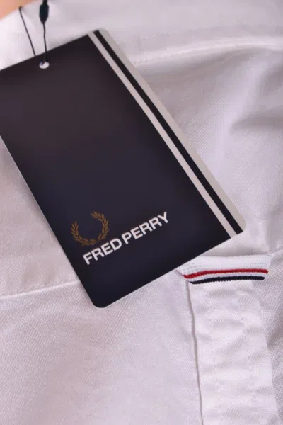 Fred Perry Shirts White In White
