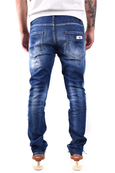 Dsquared2 Blue Distressed Jeans In Blue